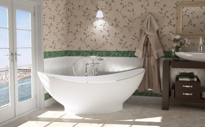 Purescape 621 Freestanding Stone Bathtub 1 web